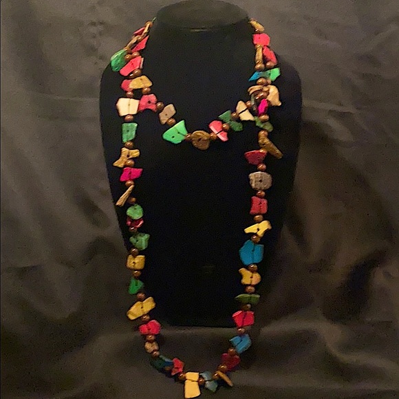 $8 or 3/$17 Extra Long Boho Bead Necklace - Picture 2 of 7